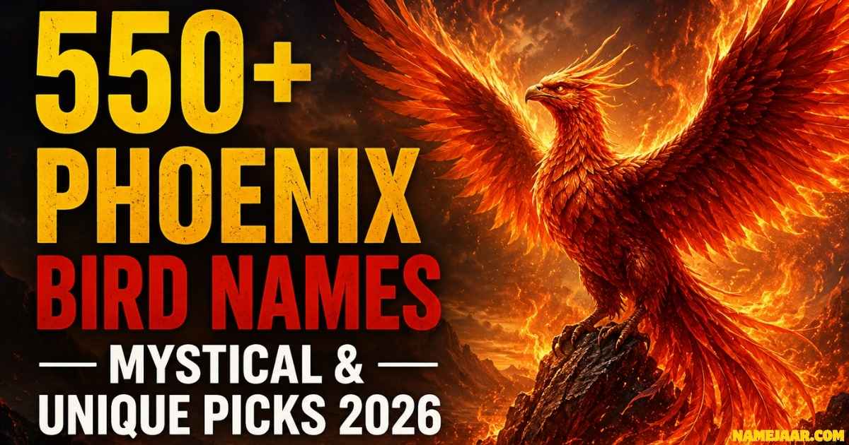 550+ Phoenix Bird Names – Mystical & Unique Picks 2026