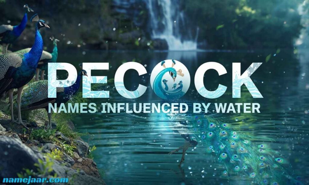 Peacock Names Influenced by Water