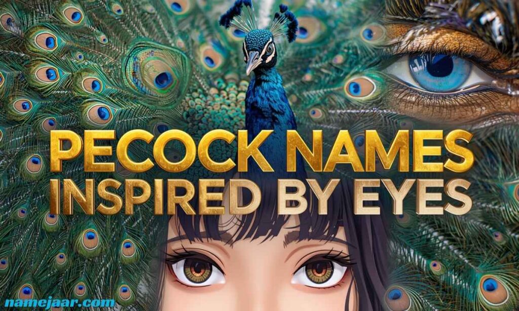 Peacock Names Inspired by Eyes