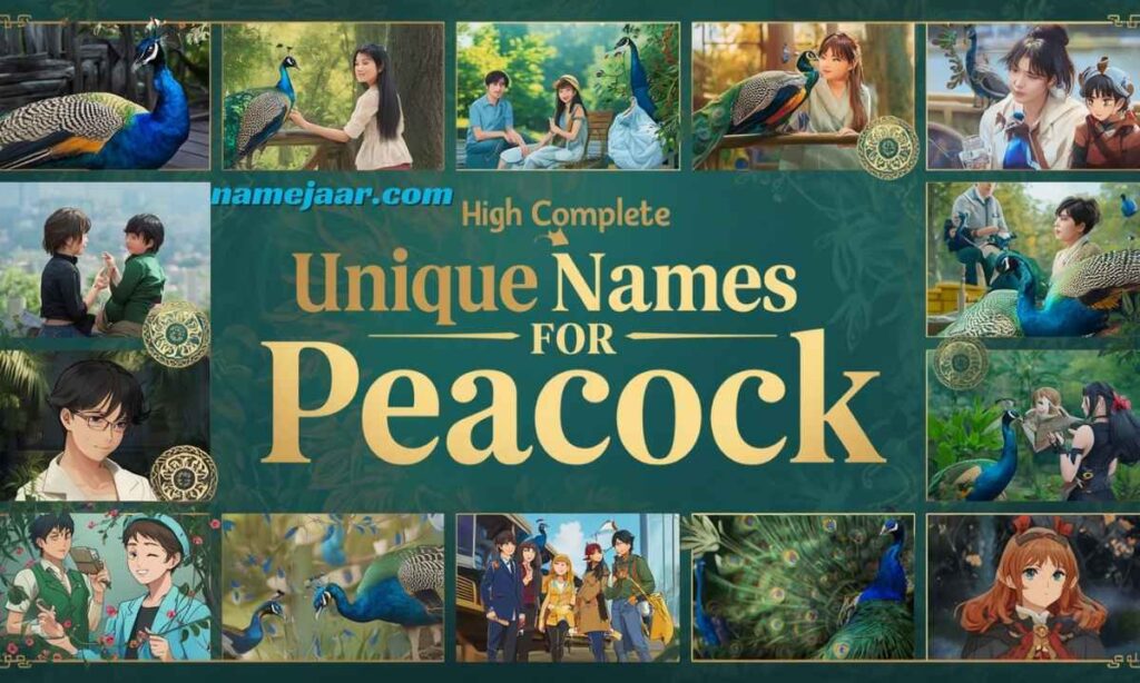 Unique Names for Peacock