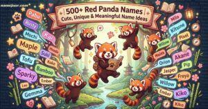 500+ Red Panda Names| Cute, Unique & Meaningful Name Ideas