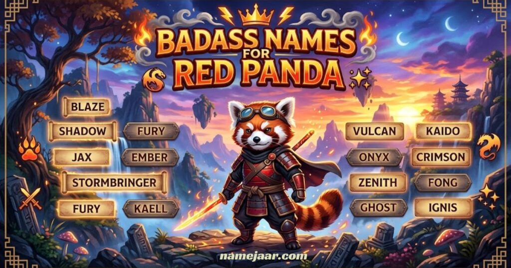 Badass Names for Red Panda