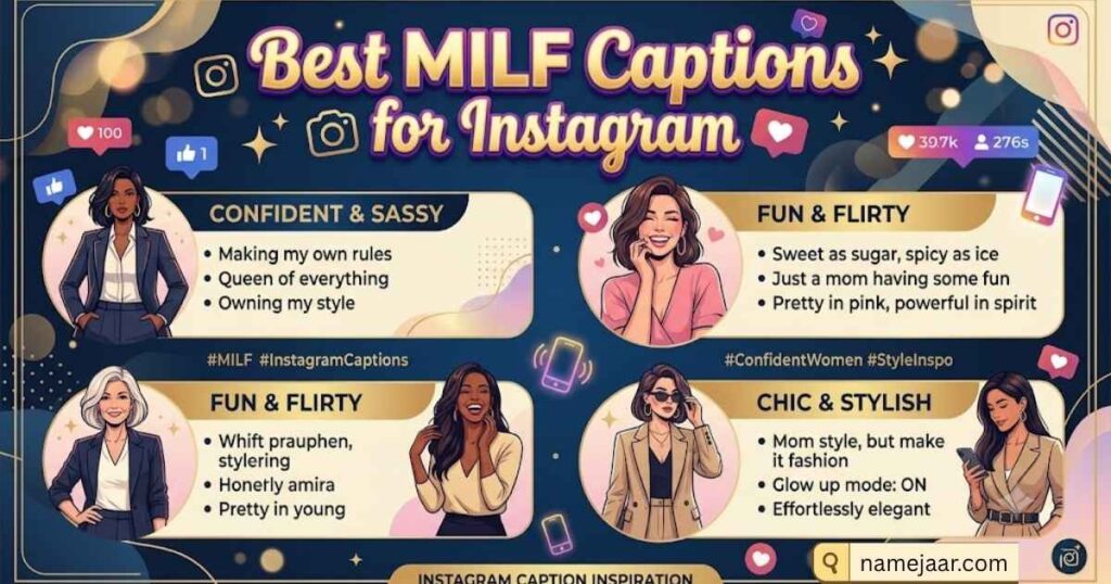 Best MILF Captions for Instagram