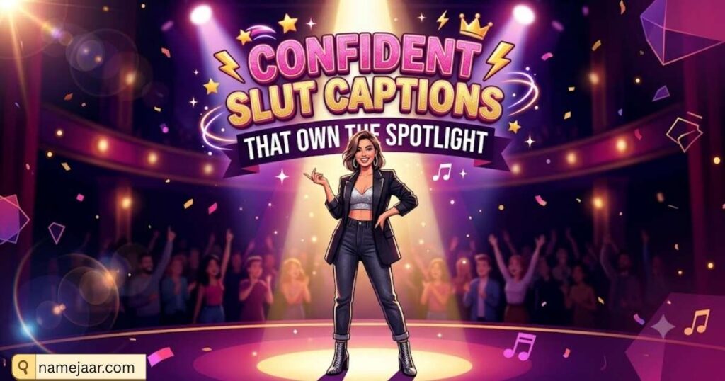 Confident Slut Captions That Own the Spotlight
