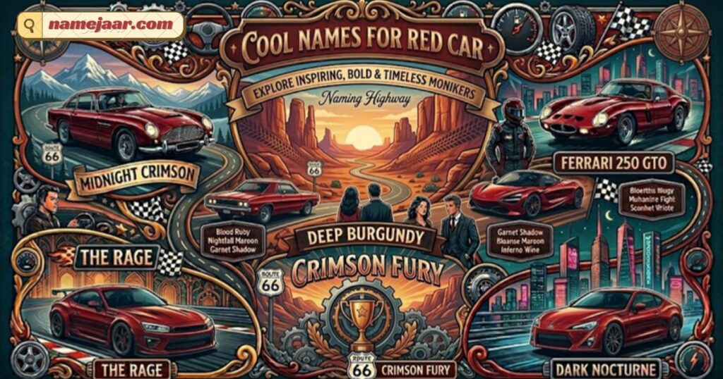 Cool Names for Red Car