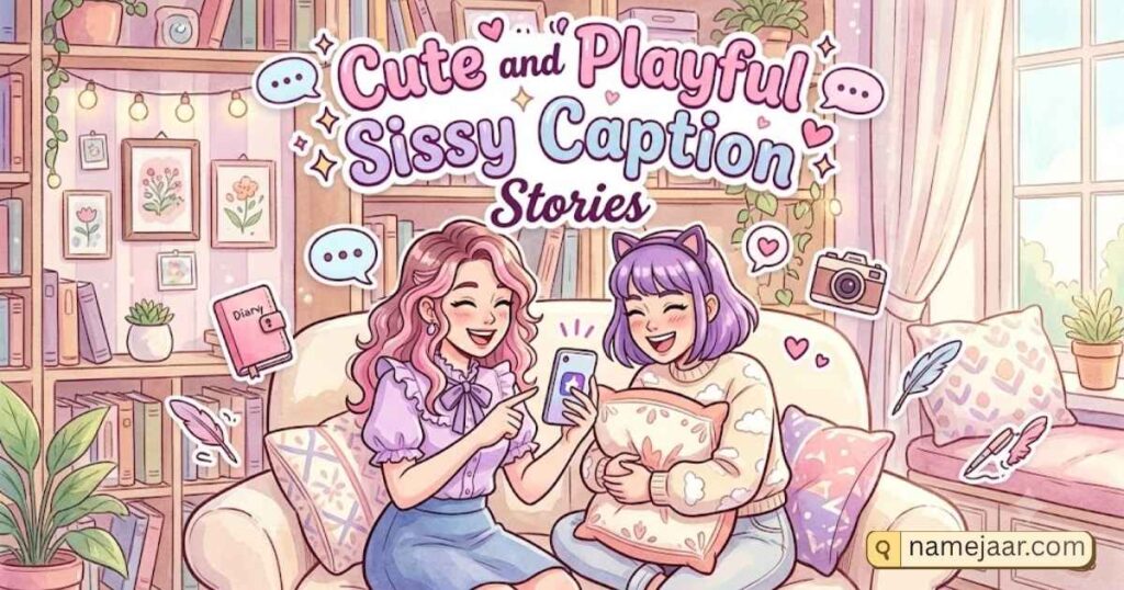 Cute and Playful Sissy Caption Stories