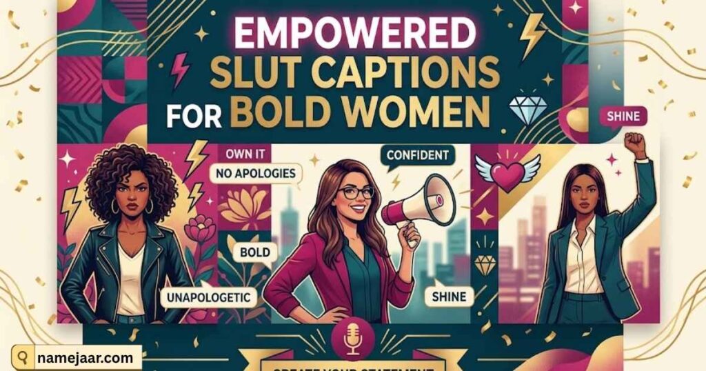 Empowered Slut Captions for Bold Women