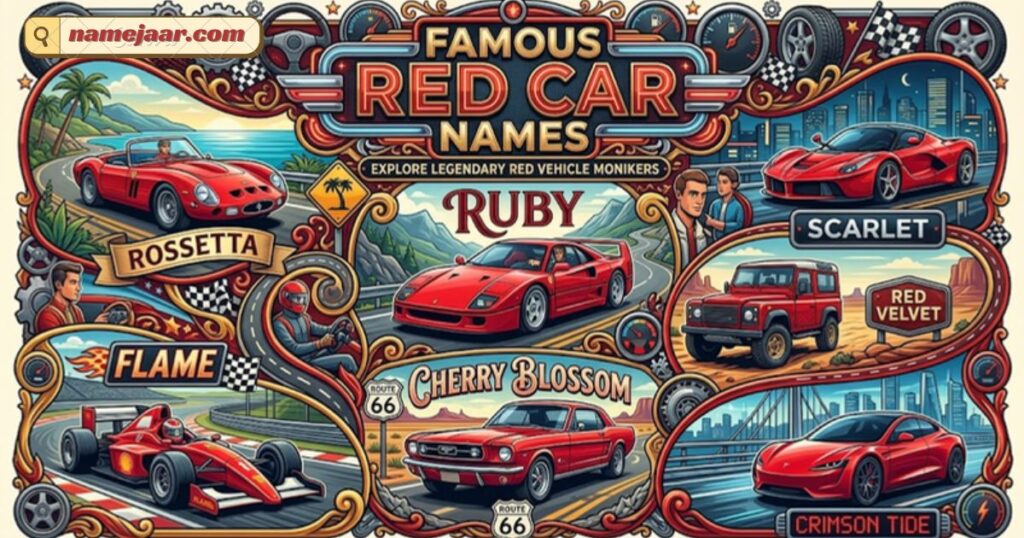 Famous Red Car Names