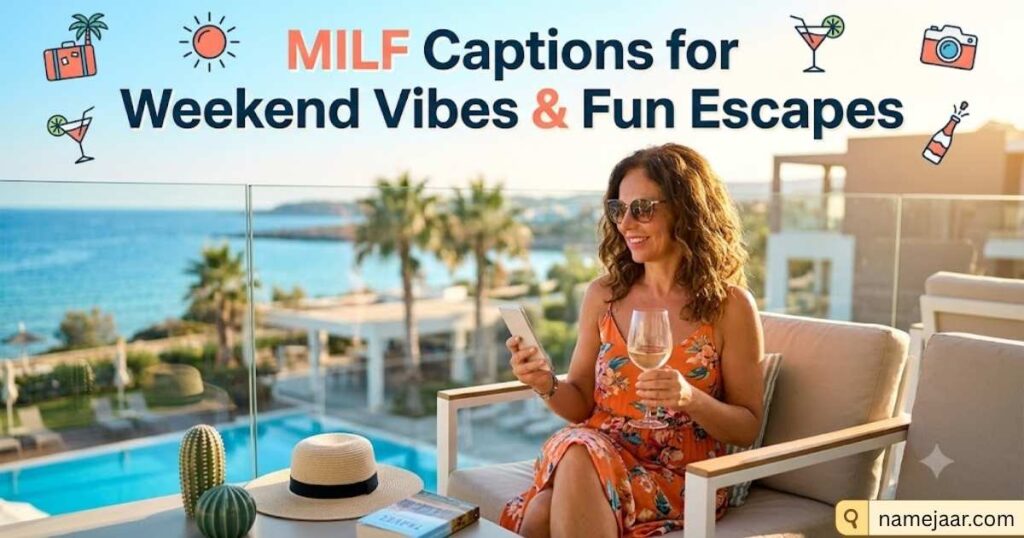 MILF Captions for Weekend Vibes & Fun Escapes
