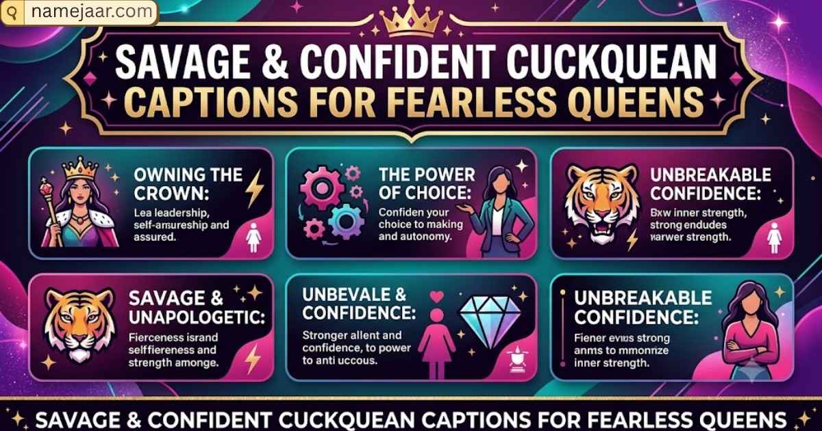 Savage & Confident Cuckquean Captions for Fearless Queens