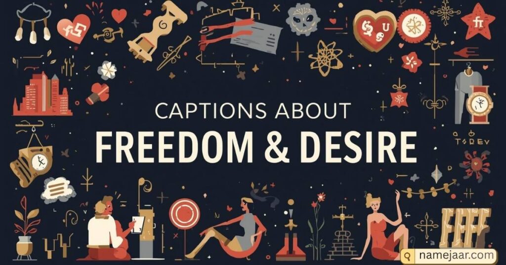 Sensual Captions About Freedom & Desire
